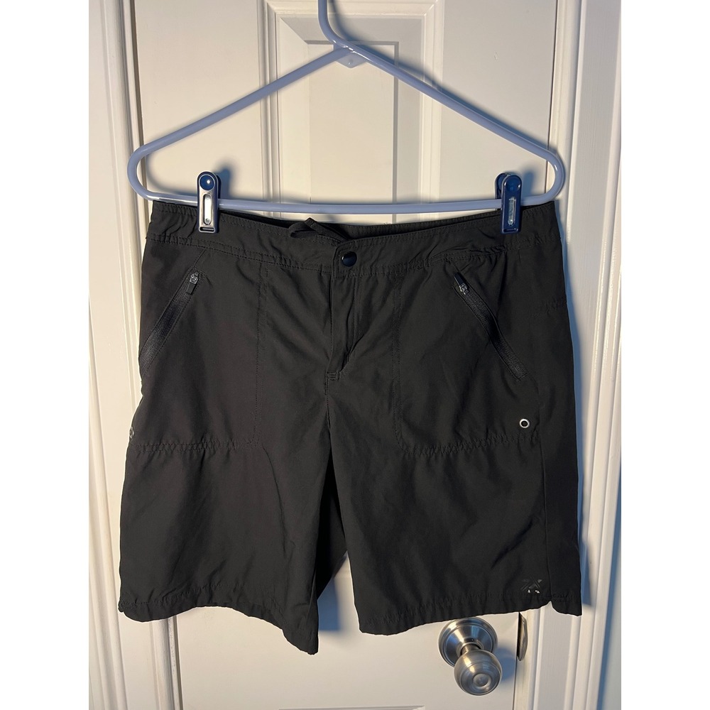 ZeroXposur Mens Black Board Shorts Swim Trunks Size 32 Drawstring Pockets